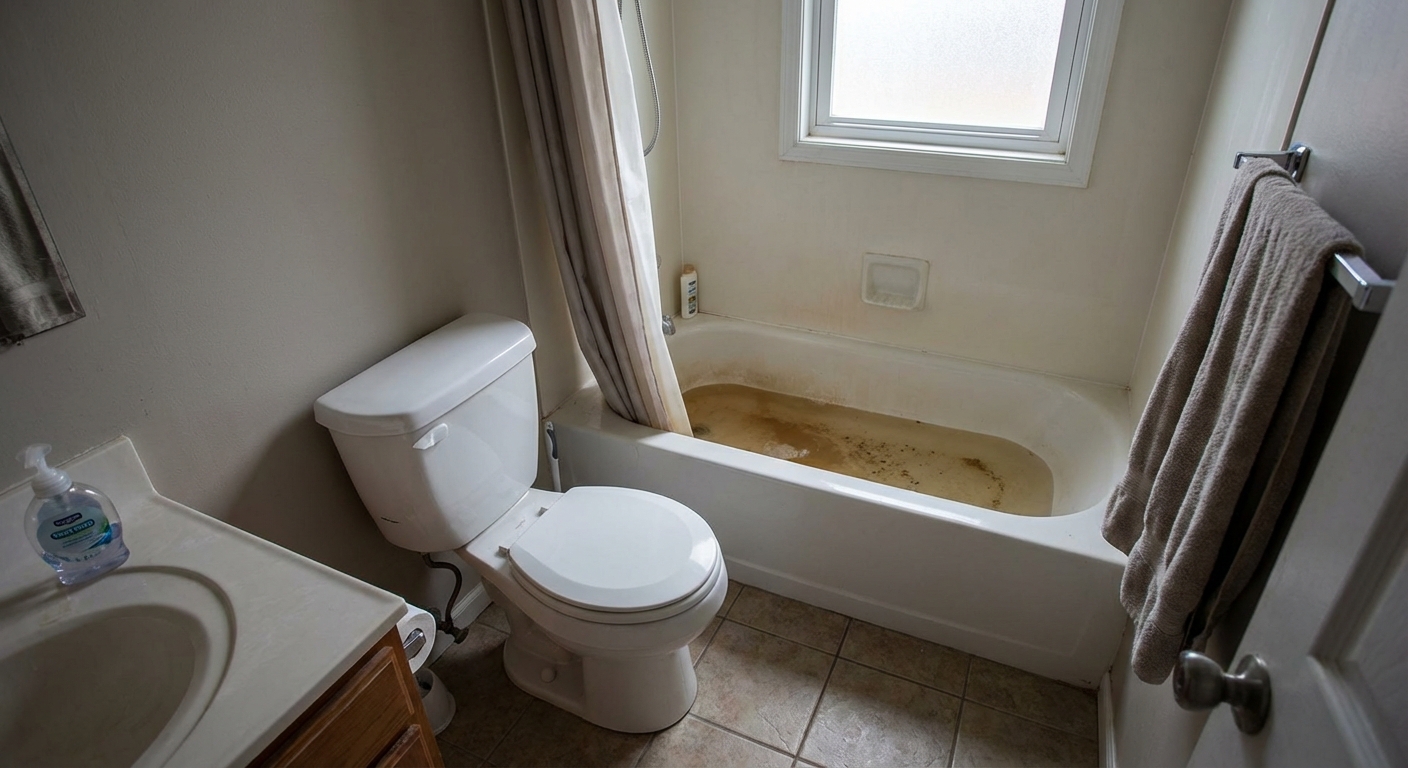 Toilet Backing Up Into the Bathtub